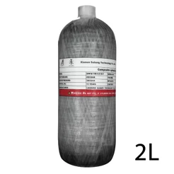 TUXING 4500Psi 300Bar 2L Cilindro de Fibra de Carbono Tanque de Mergulho de Alta Pressão M18*1.5