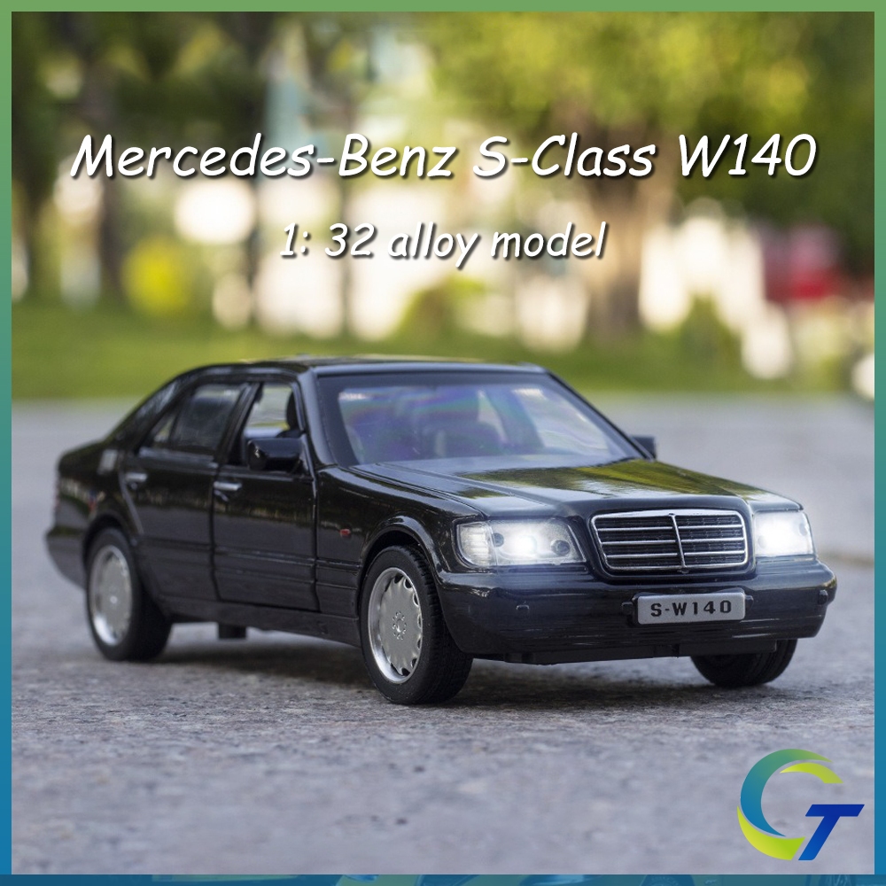1 : 32 Mercedes Benz S Classe W140 Diecast Brinquedos Modelo De Carro Carros Liga Brinquedo Coleção Presente Para Menino