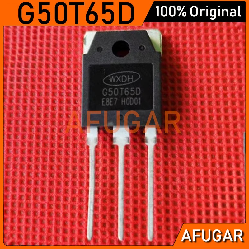 2 Peças G50T65D TO-3P G 50T65 D TO3P 50A/650V Transistor IGBT De Potência Novo IC original