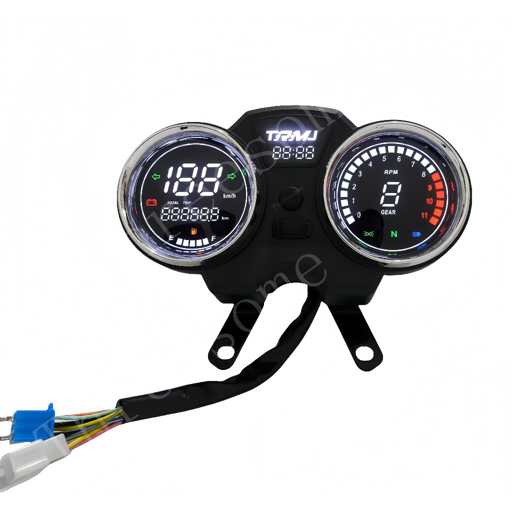 Para Suzuki Intruder 2012 - 2016 GN 125 F 2015 -2019 LED Velocímetro Montagem Medidor De Odemeter Digital