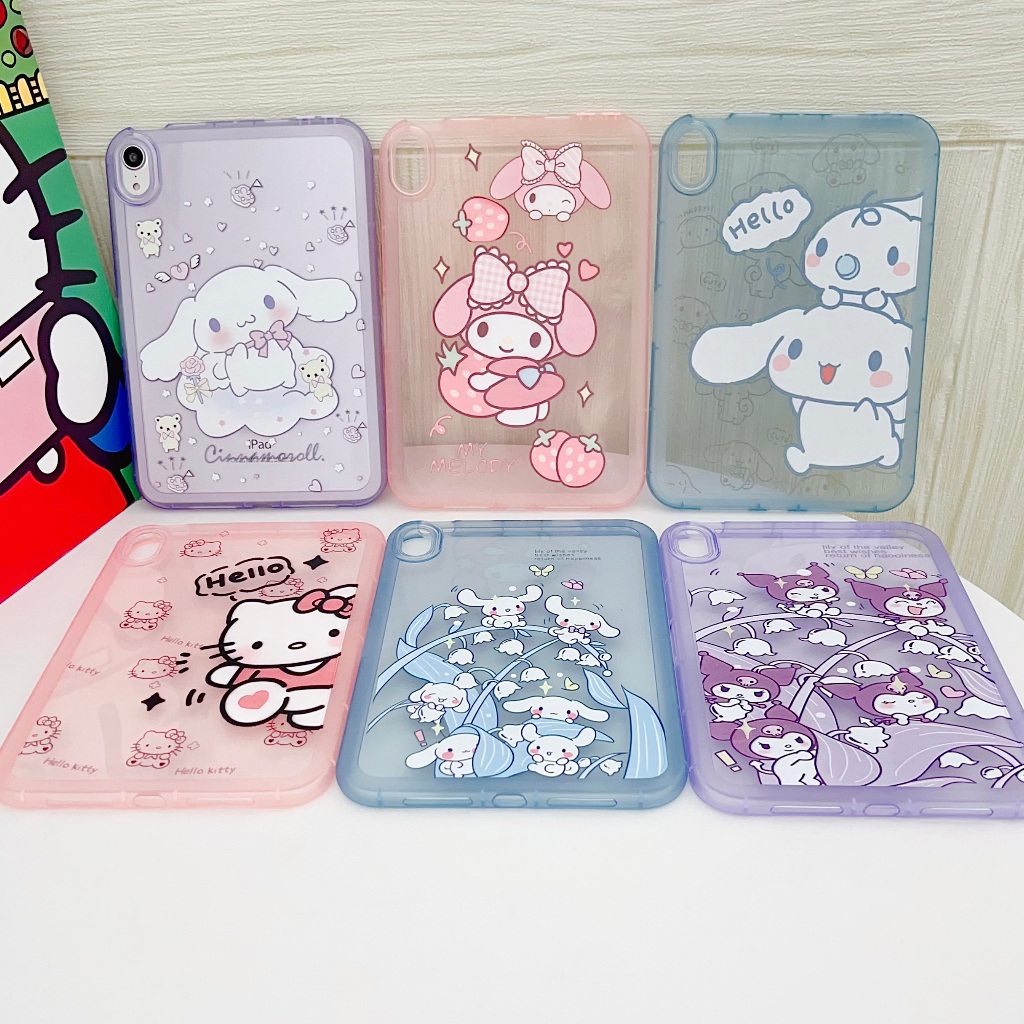 Para iPad mini 1 2 3 4 5 6 7 8.3 7.9 Polegadas Bonito Dos Desenhos Animados Sili