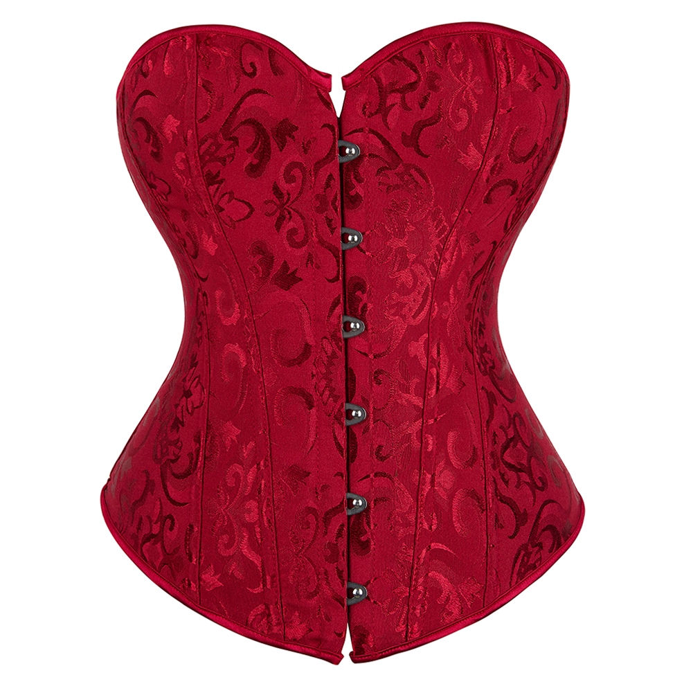 Espartilhos E Bustiers Para Mulheres Top Sexy Corselet Overbust Brocado Vintage Renascentista Corpete Plus Size