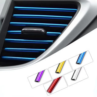 Adesivo De Decoração De Grade De Tomada De Ar De Carro , Condicionado Tira Decorativa Em Forma De U em Oferta na Shopee