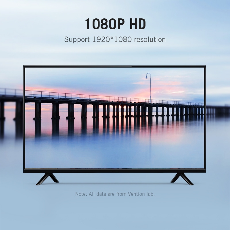 Vention Adaptador HDMI Para VGA Com Áudio Banhado A Ouro 1080P Conversor PC TV Xbox Laptop Projetor · foto 2