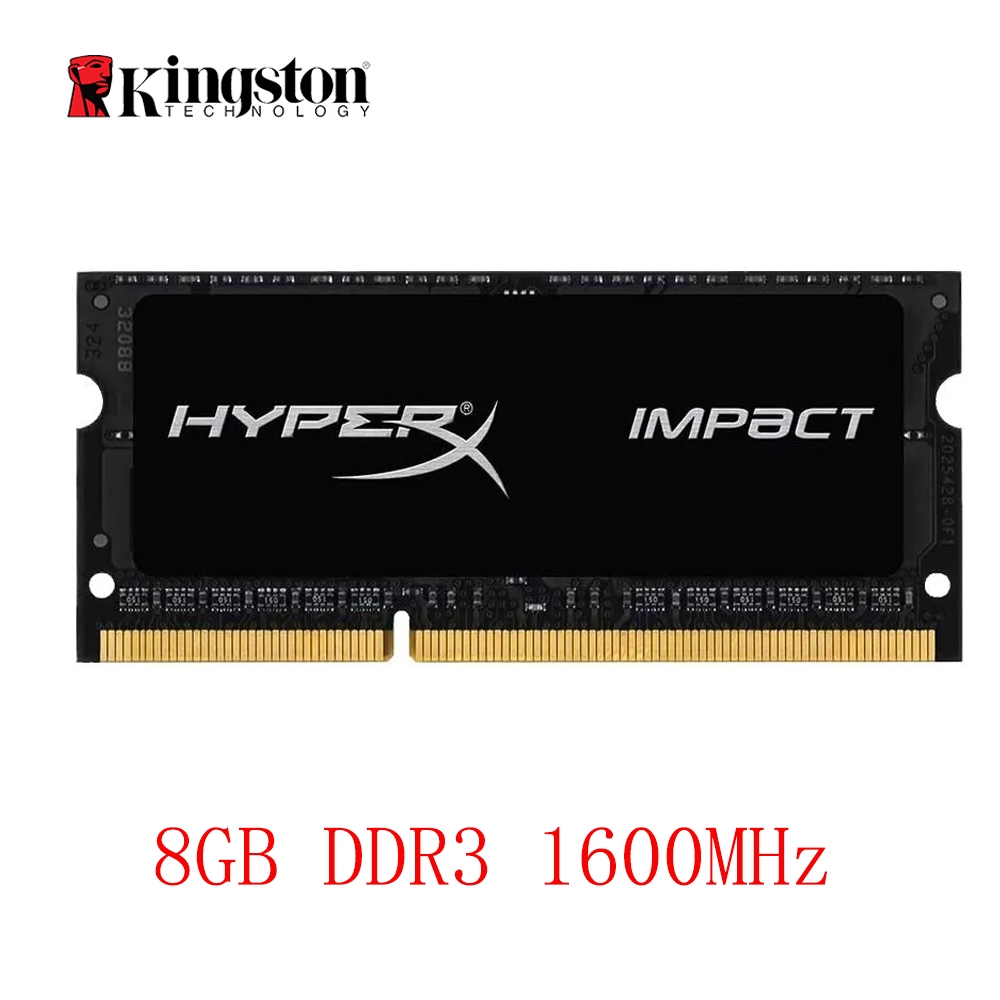 Kingston HyperX Impact DDR3 RAM 16GB kit 2x 8GB DDR3 1600MHz PC3-12800S Memória Para Laptop SODIMM
