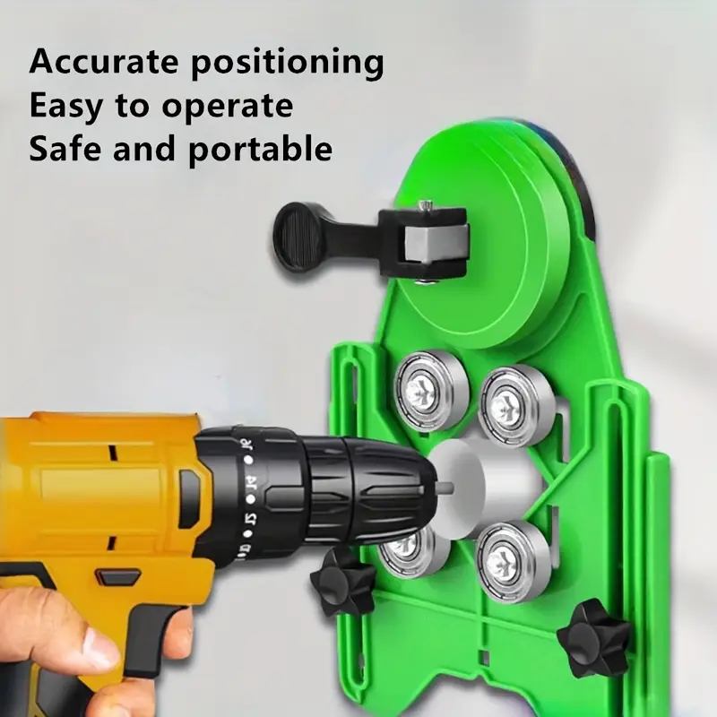 Gabarito Para Furo Com Broca Serra Copo Guia Perfurado De Tamanho Regulável 4mm X 83mm