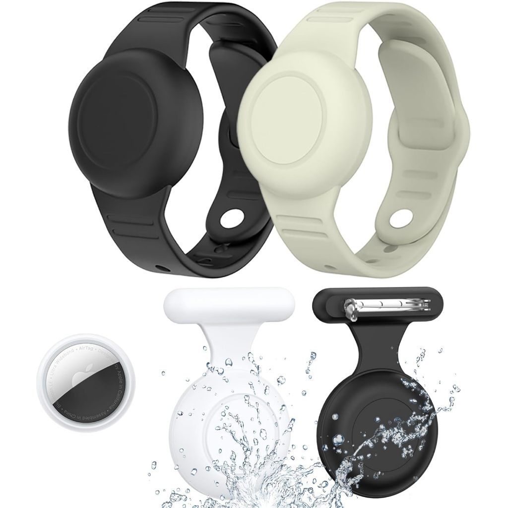 Pulseira Airtag à prova d'água para crianças, pulseira Airtag oculta para crianç