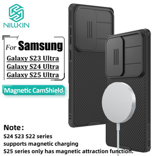 Nillkin Capa Magnética Samsung Galaxy S25 Ultra S25 + S24 S23 S22 Caso Proteção Deslizante Da Câmera em Oferta na Shopee