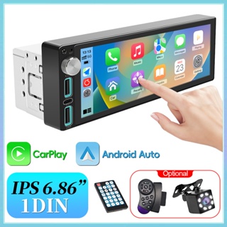 Carplay Android Auto Car Radio 12V 1Din Bluetooth MP5 Player Touch Screen FM em Oferta na Shopee