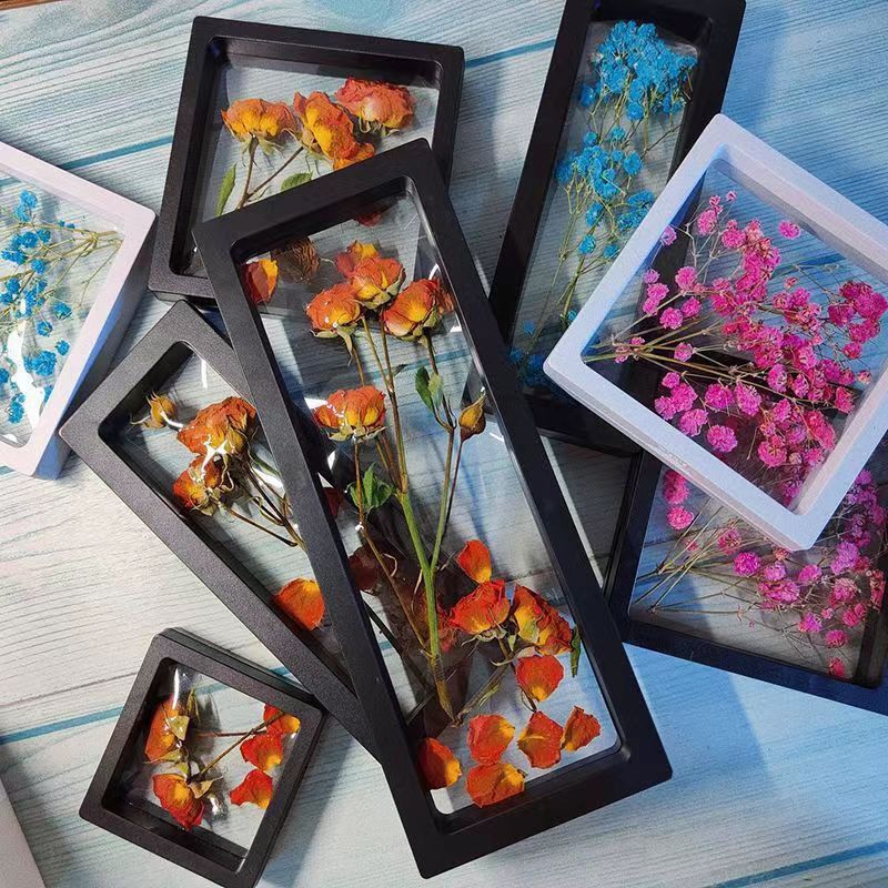 1pc Flor Seca Expositor Moldura De Foto Rosas Armazenamento Exposição Suporte Decoração Para Casa Presente Do Dia Dos Na em Oferta na Shopee
