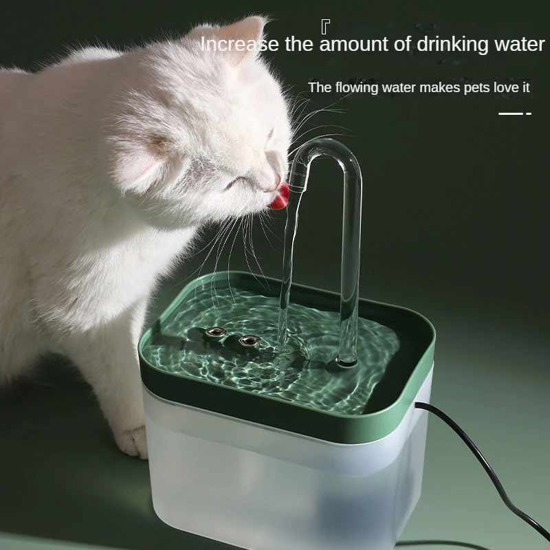 MIW Bebedouro Automático Elevado 1.5L com Filtro, Para Gato e Cachorro