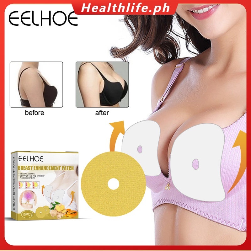 10pcs EELHOE Patch Para Aumento Dos Seios Plumping Lifting Firme Cuidados Com Os Completos Gengibre Mulheres Anti-Flacid