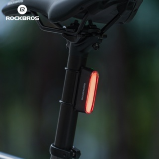 ROCKBROS Biycle Freio Inteligente Lanterna Traseira Magnética IPX6 À Prova Dwaterproof Água Sentido Luz MTB Bicicleta De em Oferta na Shopee