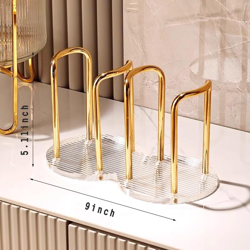 Suporte Para Copos Acrílico Descartável Assento duplo do De Chá De Água Prateleira em Oferta na Shopee