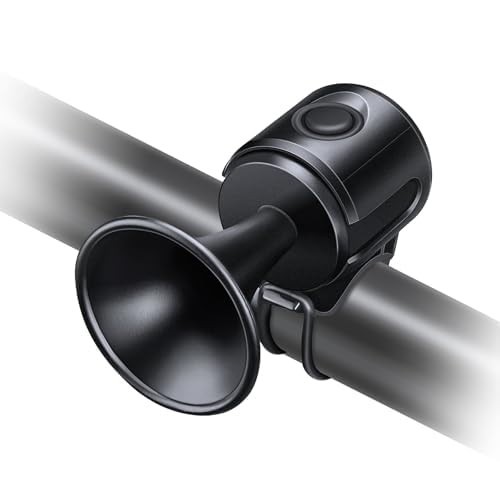 Bicicleta Eletrônica Buzina De Alerta Alto Som 120dB IPX4 À Prova D'água Adequada Para De Estrada E Montanha