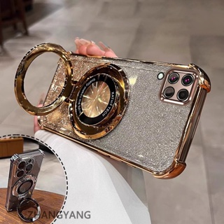 Capa Para Samsung A12 A22 4G M12 M22 M32 De Telefone Galvanizada anti-Queda De Quatro Cantos Estética glitter Papel Novo em Oferta na Shopee