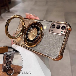 Capa Para Samsung NOTE 20 Quatro Cantos anti-Queda Galvanizada De Telefone Estética glitter Papel Novo design Suporte TP em Oferta na Shopee