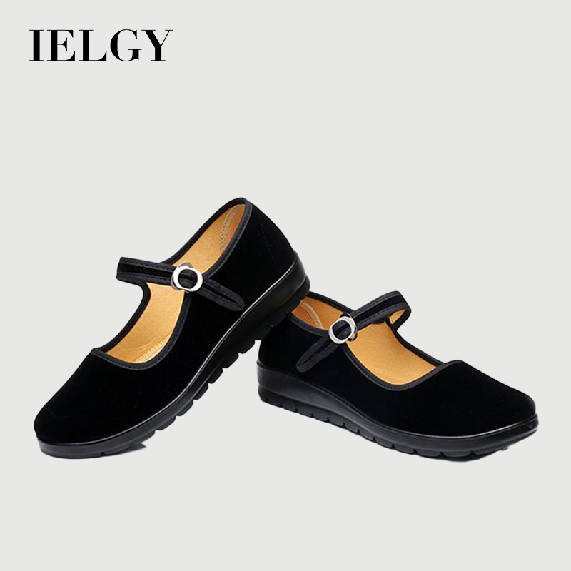 Sapatos Antigos De Pano De Pequim Com De Dança De Fundo Macio De Trabalho Profissional Preto em Oferta na Shopee