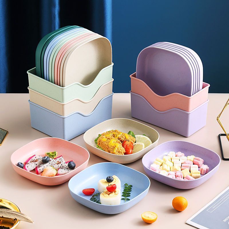 Conjunto De Kit De 10 Placas Com Bases De Plástico Rígido Reutilizáveis