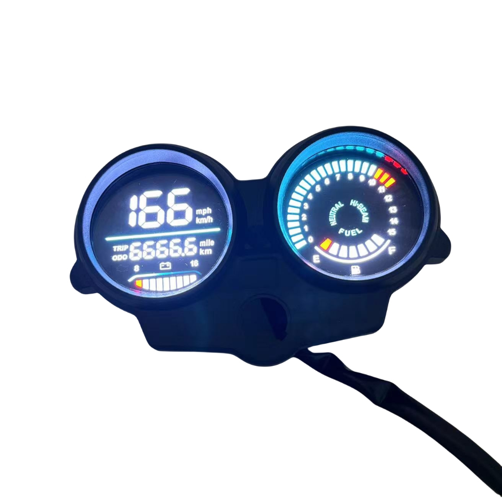Para Honda Fan125 CG125 TITAN 125 2005-2013 Painel Digital LED Velocímetro Dashboad