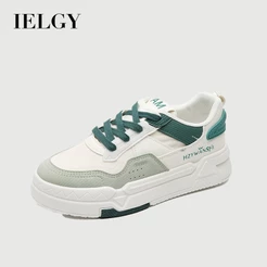Tênis Feminino IELGY Estilo Coreano Respirável Com Bico Redondo