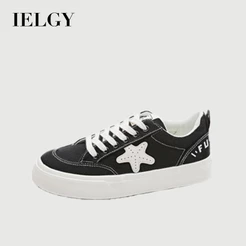IELGY Versão Coreana De Sapatos De Lona Estrela Femininos 2026 Novo Estudante Correndo Lazer