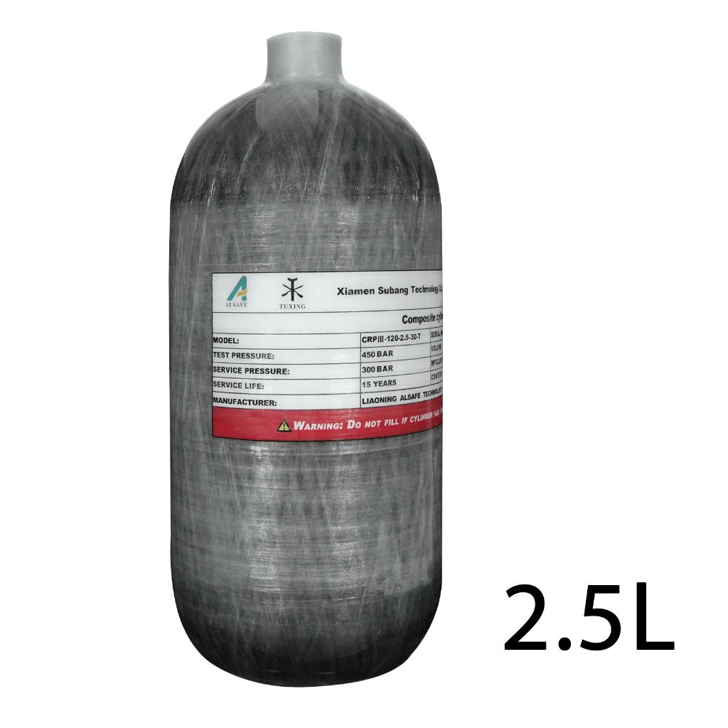 TUXING 300Bar 2.5L Cilindro Fibra Carbono Alta Pressão Tanque Estação Enchimento Válvula Regulador em Oferta na Shopee