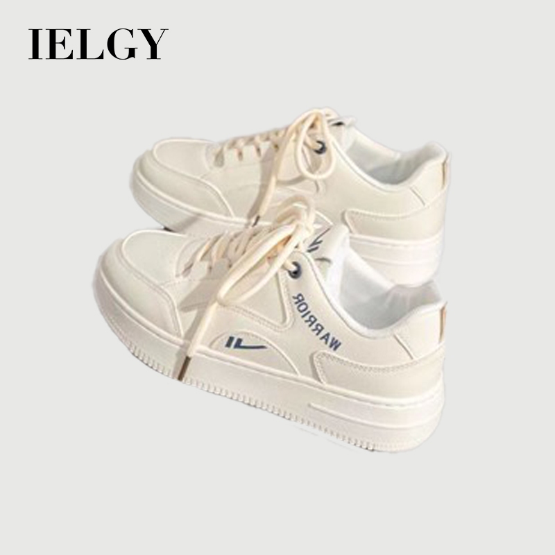 Ielgy Sapatos Brancos Femininos Novo Estilo Moda Branco All-Match Tênis Esportivos Casuais em Oferta na Shopee