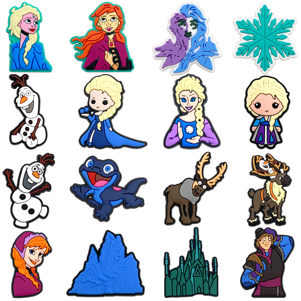 MEIDJ Encantos De Sapato 16 Lindas Decorações Acessórios De PVC Com Botão