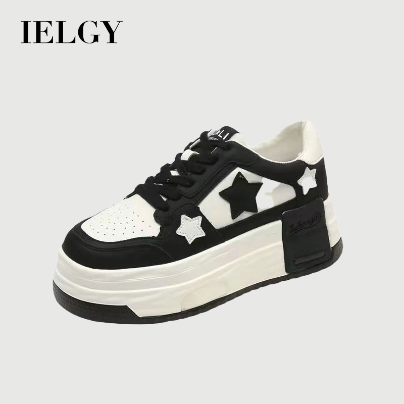 IELGY Esponja De Fundo De Coreana Estrela Sapatos Esportivos Casuais Todos Os Pares De Velhos Mulheres em Oferta na Shopee