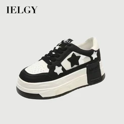 IELGY Esponja Fundo Estrela Coreana Sapatos Esportivos Casuais all-match Velhos Femininos