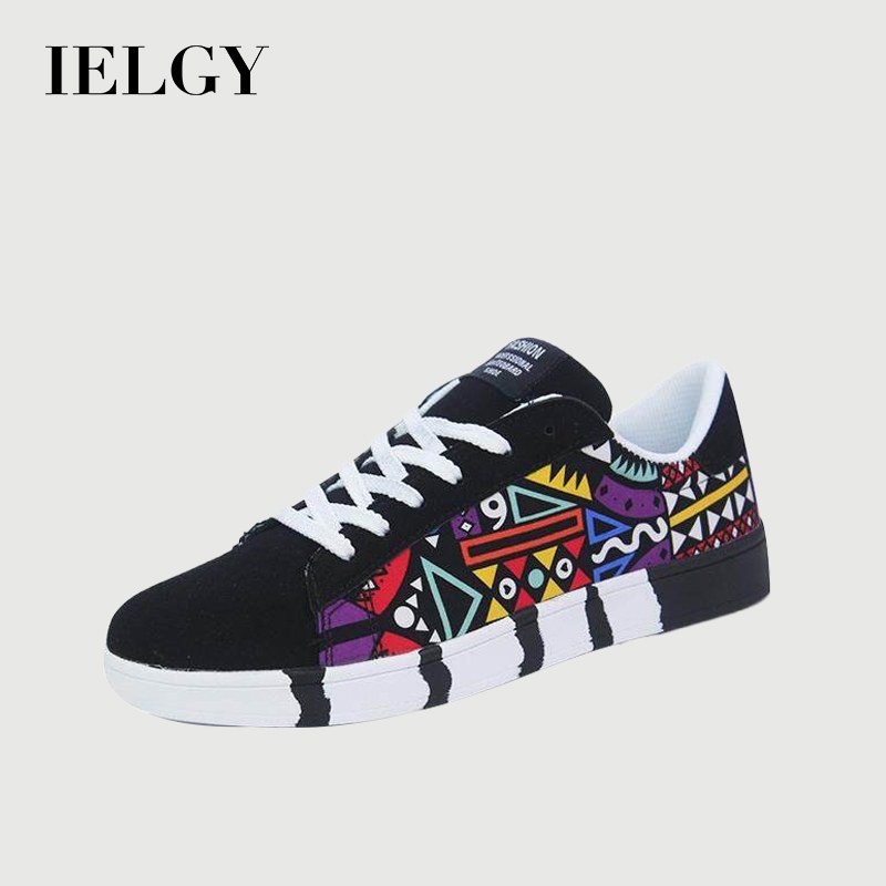 IELGY Novos Sapatos De Lona Masculinos Combinando Com Cores E skate Respiráveis em Oferta na Shopee