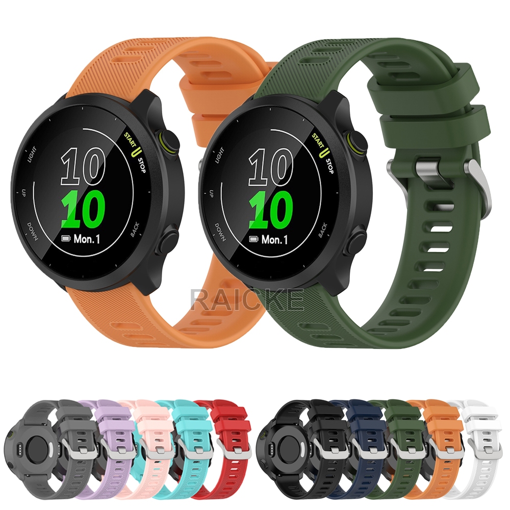 Pulseira Macia De Substituição Para Garmin vivoactive 5/6/3 Music/Forerunner 55/165/245/645/158/168/Approach S50