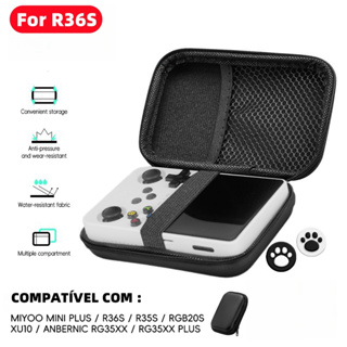 Bolsa Portátil De Armazenamento Compatível Com O RG35XX R35s R36S console De Jogos retro mini Eletrônica Preta em Oferta na Shopee