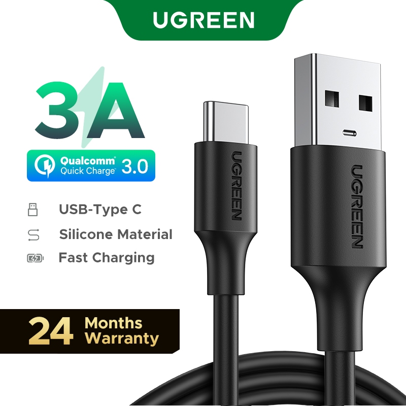 Ugreen Cabo De Dados Para Carregador Rápido Tipo C Usb C Para Samsung S9 (3A / Carregador Rápido Cble) em Oferta na Shopee