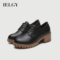 IELGY Versão Coreana Dos Sapatos Femininos Britânicos Harajuku Selvagens
