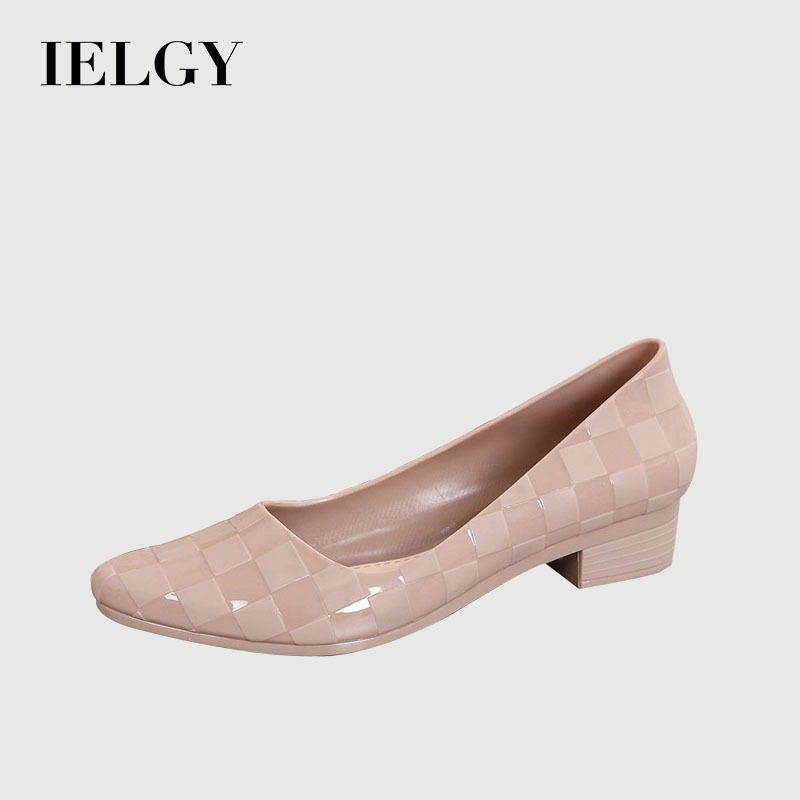 IELGY Sapatos De Corte À Prova D'água Com Duplo Deslizante Botas De Chuva Femininas Trabalho De Cozinha Antiderrapante