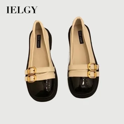 IELGY Sapatos Mary Jane Estilo Francês Com Sola Macia E Deslizamento Para Mulheres