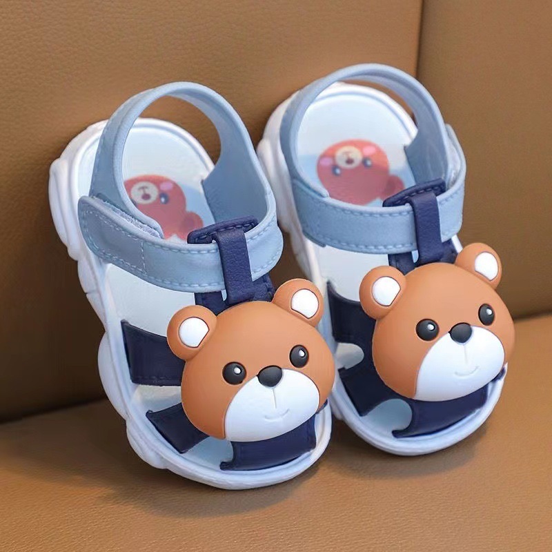 Sandália Infantil Bebê Meninos Meninas Bonito Dos Desenhos Animados Leve Antiderrapante Sandálias Casuais