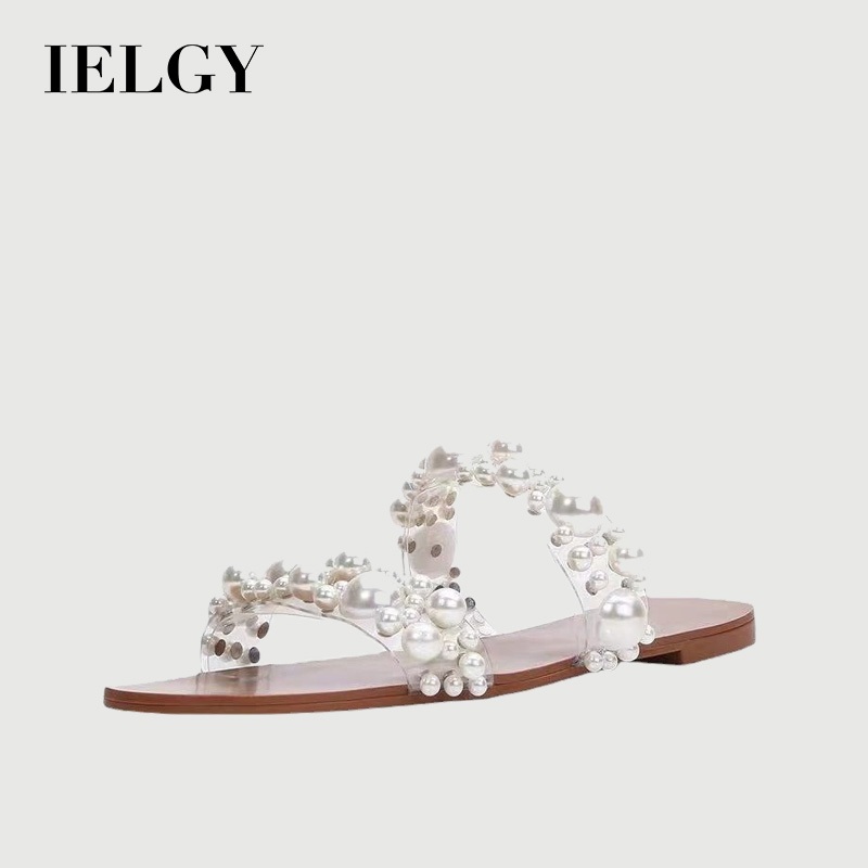 IELGY Moda Coreana Chinelo Feminino plus size Com Pérolas em Oferta na Shopee