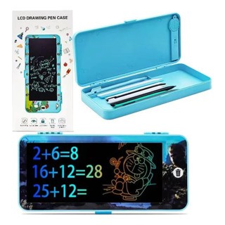 Estojo Escolar Com Kit De Material Placa LCD
