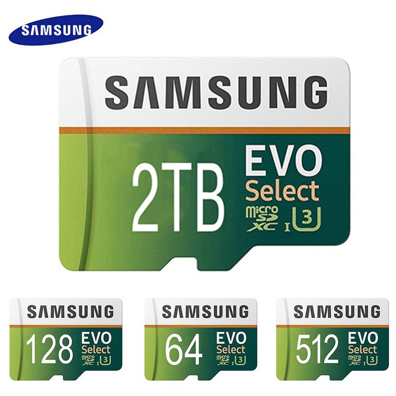 2TB Samsung EVO 32GB 64GB/128GB/256GB/512GB1TB Cartão De Memória Para Câmera Móv