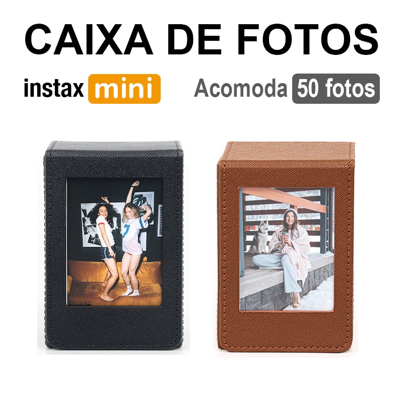 [Film Lab] Caixa De Armazenamento Foto Para 50 Fotos Para Filme Instax Mini CAC24
