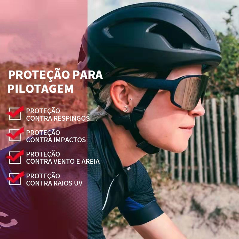 Óculos de sol para montanhismo Óculos de sol para ciclismo ao ar livre Unisexo