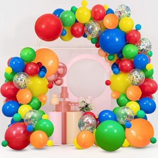 120pcs Balão De Látex Colorido Conjunto Para Festas E Aniversários M1017 em Oferta na Shopee