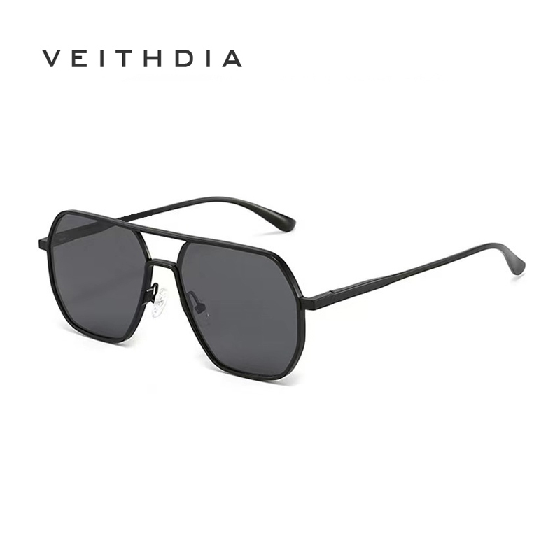 VEITHDIA Nova Moldura De Alumínio Magnésio Óculos De Sol Fotocrômicos Polarizados Para Homens E Mulheres Piloto De Proteção UV 8692 em Oferta na Shopee