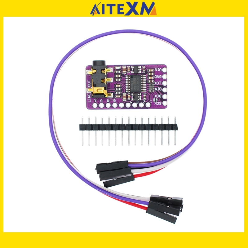 Interface I2S PCM5102A DAC Decodificador GY-PCM5102 I2S Módulo Player Para Raspberry Pi pHAT Forma Placa Digital PCM5102