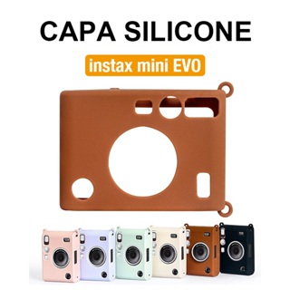[Film Lab] Capa Silicone Instax Mini EVO Case Para Câmera Instantânea Capa Protetora CAA75 em Oferta na Shopee