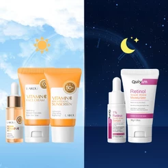 LAIKOU Conjunto De Cuidados Com A Pele Diurno E Noturno Para Iluminar , Reparar O Tom Da , Clareamento , Brilho , Lisa