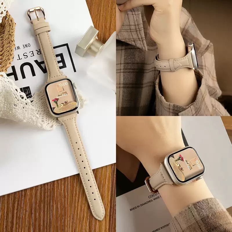 Pulseira De Relógio De Couro Para Xiaomi Redmi Watch 5 Active/Lite Substituição 4 Mi 8Pro/9Pro Simples Faixa Cintura Peq